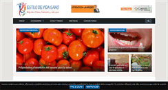 Desktop Screenshot of estilodevidasano.com